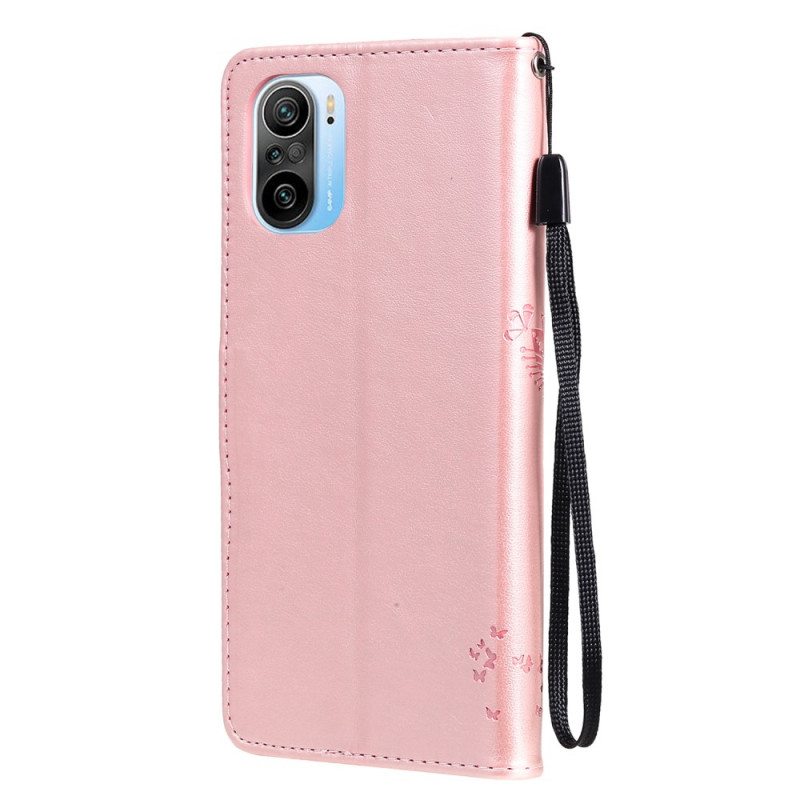 Kotelot Xiaomi Mi 11i 5G Kissa Ja Perhosia