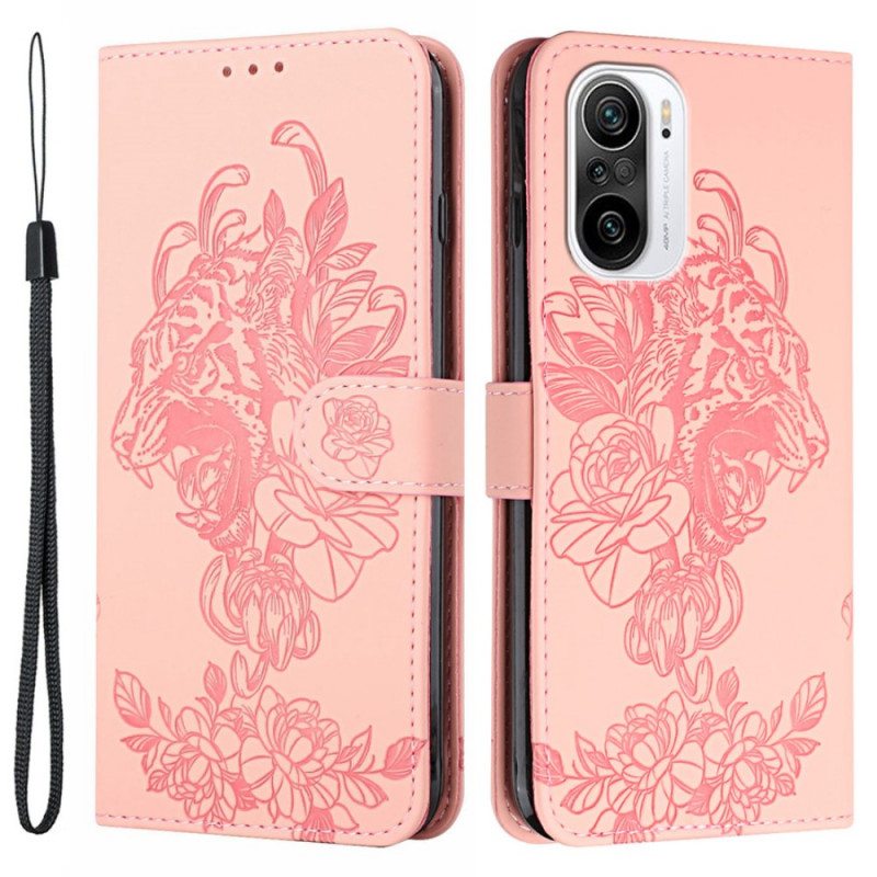Kotelot Xiaomi Mi 11i 5G Suojaketju Kuori Barokki Ranneke Tiger