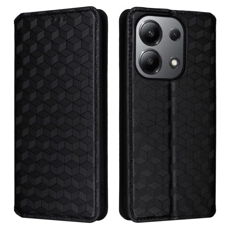 Nahkakotelo Xiaomi Redmi Note 13 4g 3d-timantteja