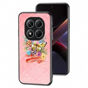 Hülle Xiaomi Redmi Note 14 Pro 5g Handyhülle Schmetterlings-serie