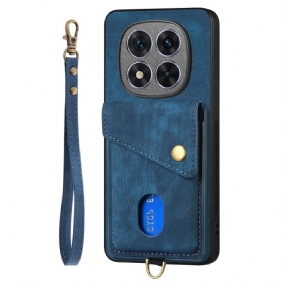 Nahkaefektikorttikotelo Ja Nauha