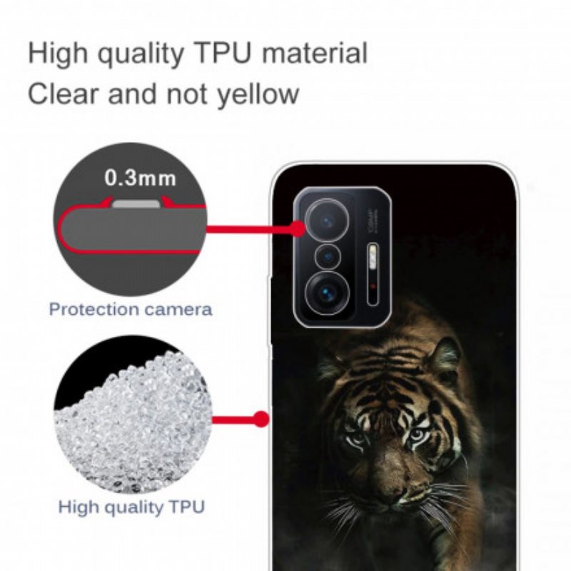 Case Xiaomi 11T / 11T Pro Joustava Tiger