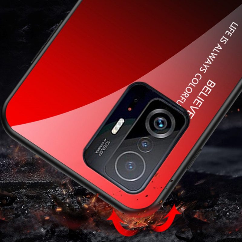 Case Xiaomi 11T / 11T Pro Karkaistu Lasi Hello
