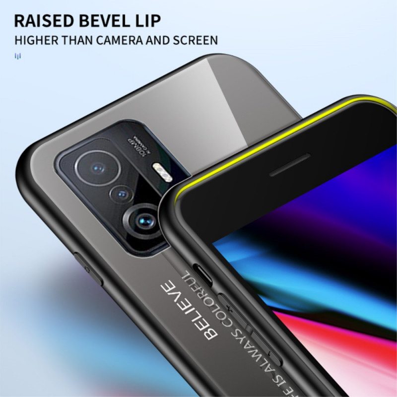 Case Xiaomi 11T / 11T Pro Karkaistu Lasi Hello