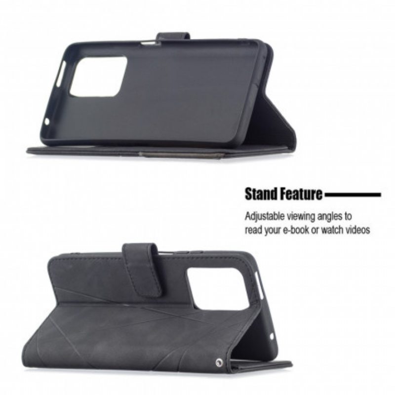 Flip Case Xiaomi 11T / 11T Pro Binfen Värikolmiot