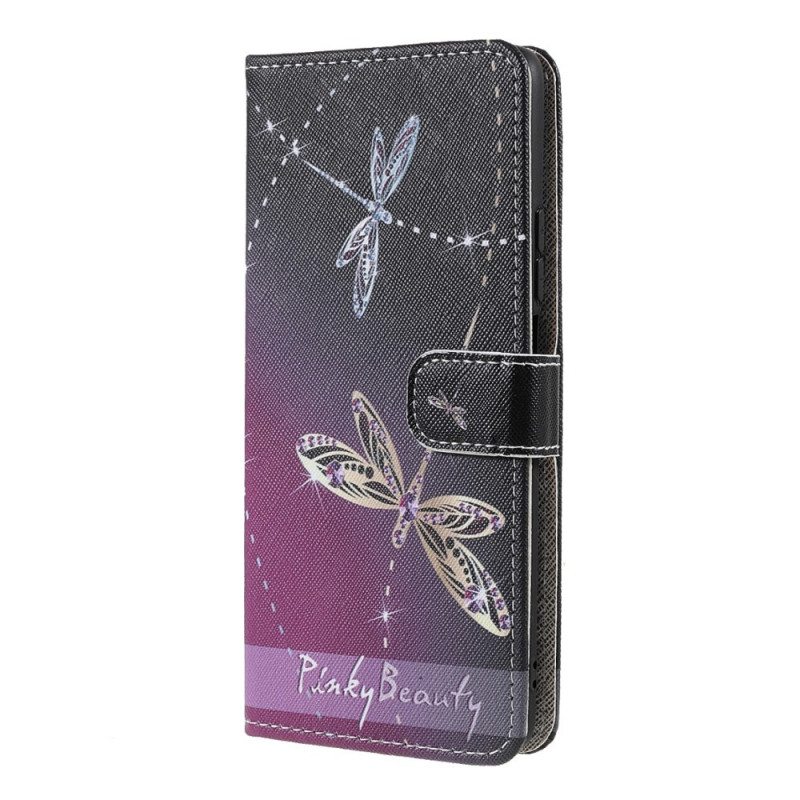 Kotelot Xiaomi 11T / 11T Pro Suojaketju Kuori Strappy Dragonflies