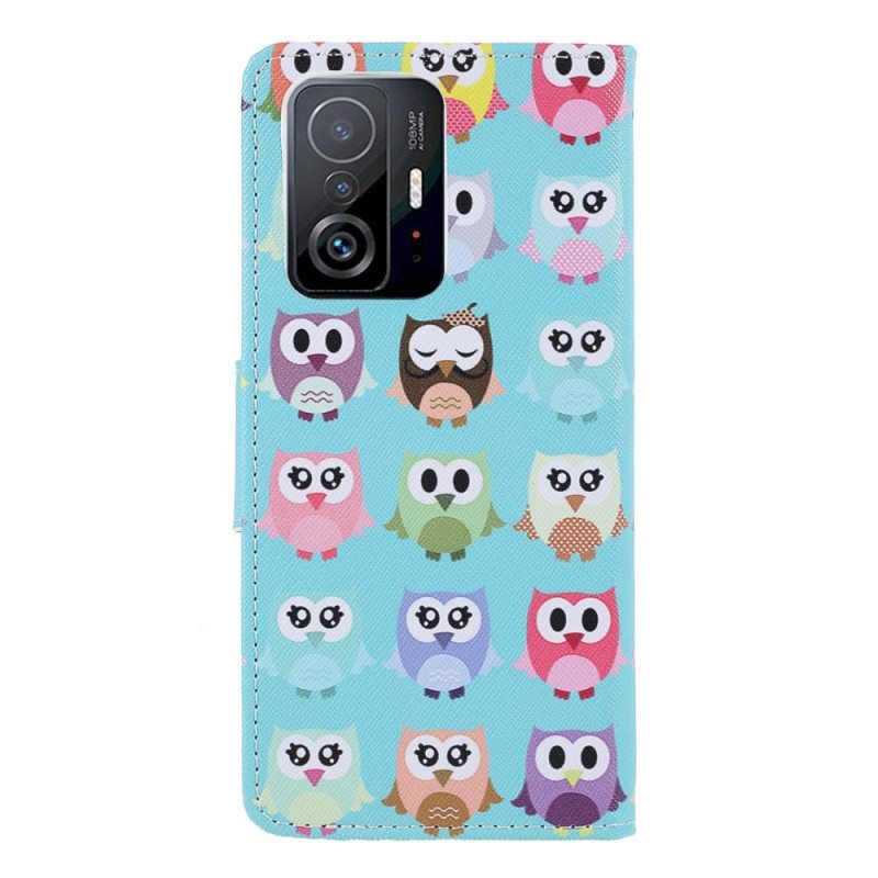 Kotelot Xiaomi 11T / 11T Pro Useita Pöllöjä