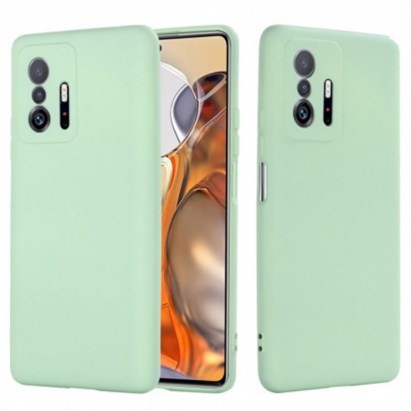 Kuori Xiaomi 11T / 11T Pro Nestemäinen Silikoni Kaulanauhalla