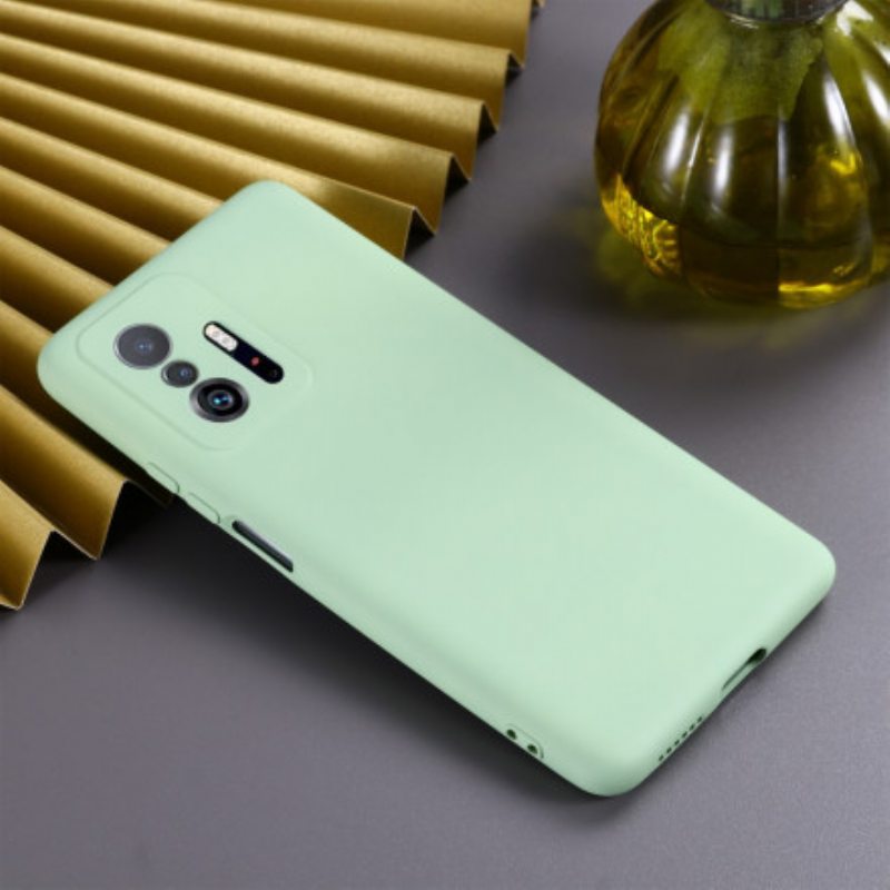 Kuori Xiaomi 11T / 11T Pro Nestemäinen Silikoni Kaulanauhalla