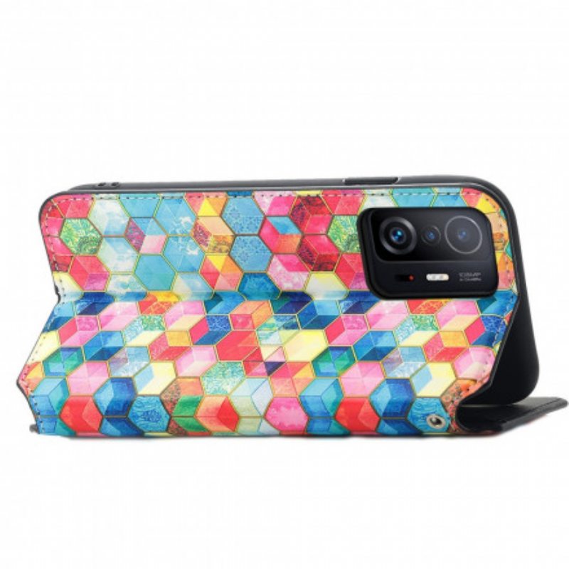 Puhelinkuoret Xiaomi 11T / 11T Pro Kotelot Flip Taiteellinen Rfid