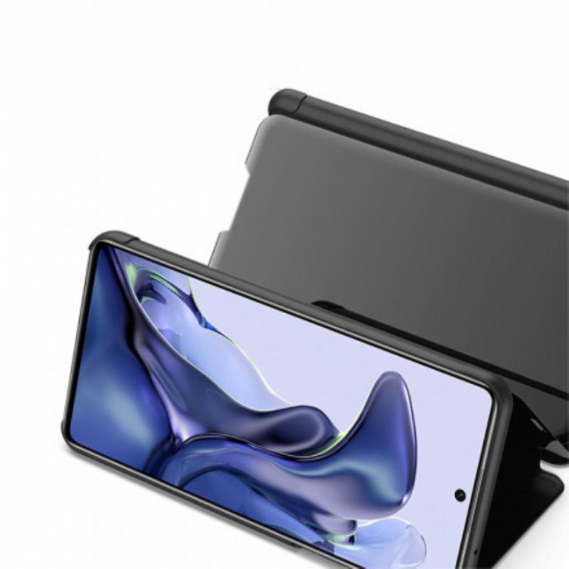 Puhelinkuoret Xiaomi 11T / 11T Pro Peili Ja Keinonahka