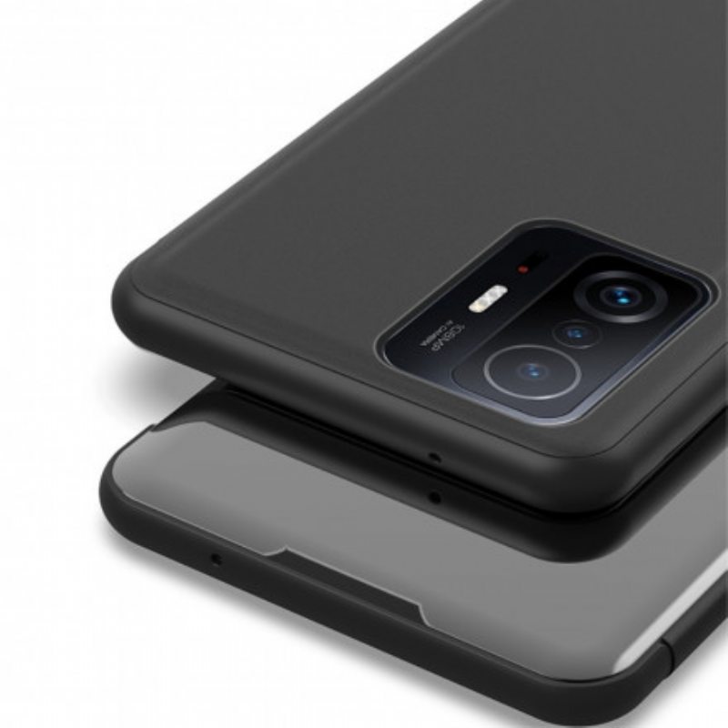 Puhelinkuoret Xiaomi 11T / 11T Pro Peili Ja Keinonahka