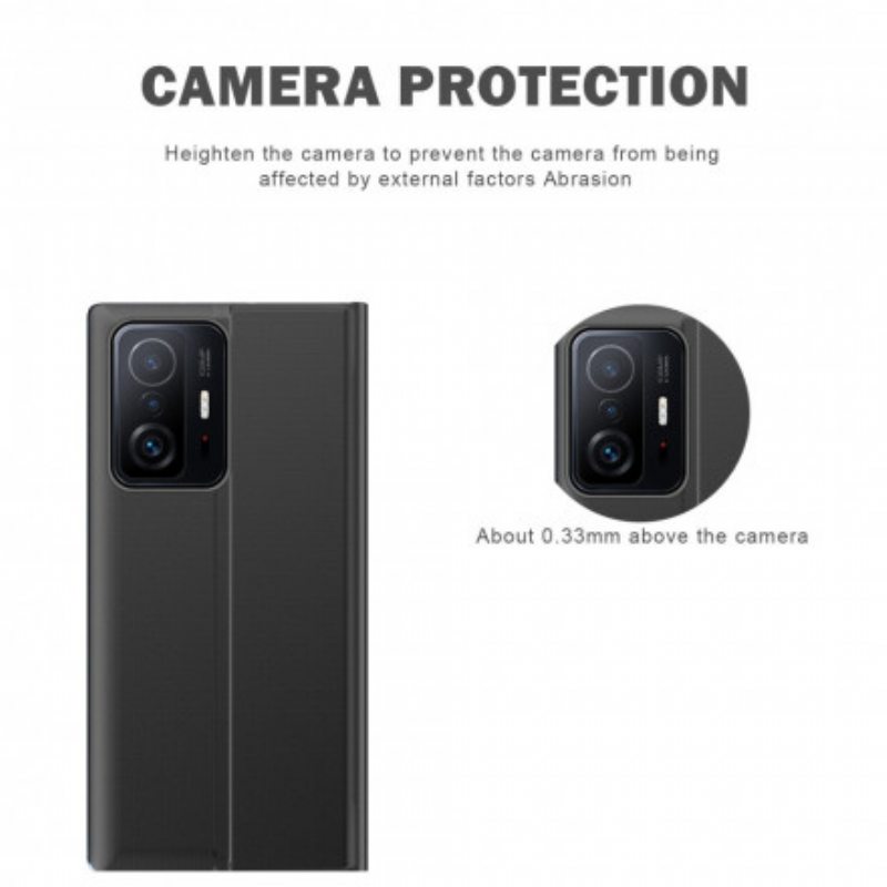 Puhelinkuoret Xiaomi 11T / 11T Pro Teksturoitu Keinonahka