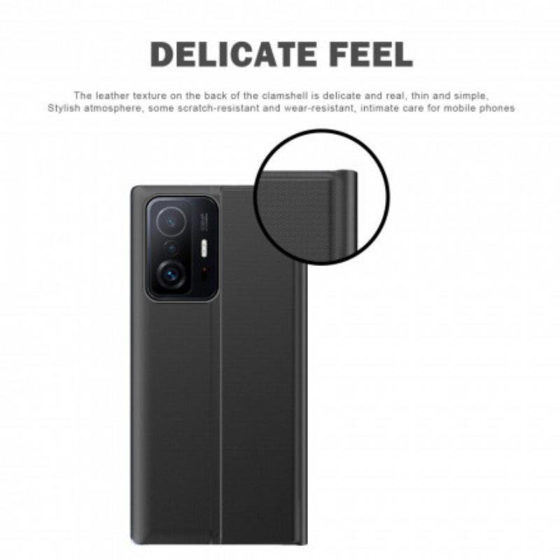Puhelinkuoret Xiaomi 11T / 11T Pro Teksturoitu Keinonahka