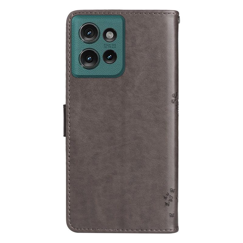 Kotelot Motorola Edge 50 Puu Ja Kissa Suojakuori