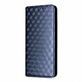 Nahkakotelo Poco C71 3d-kuutiot