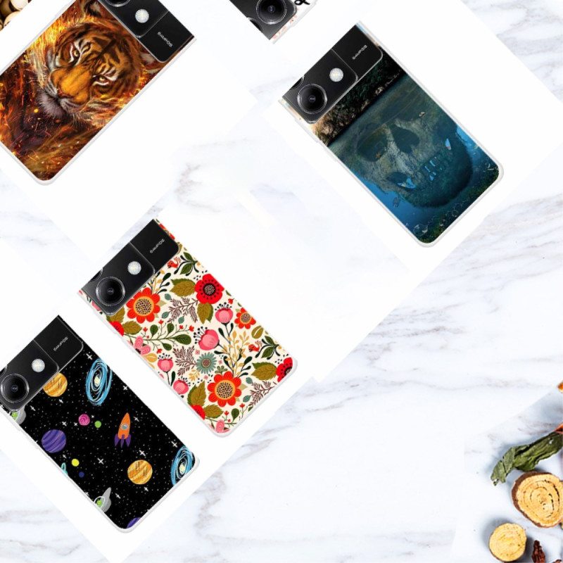 Kuori Xiaomi Redmi Note 13 Pro 5g Skull Mountain Suojakuori