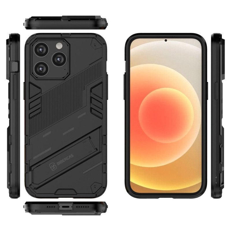 Kuori iPhone 14 Pro Pysty- Ja Vaakasuuntainen Irrotettava Tuki