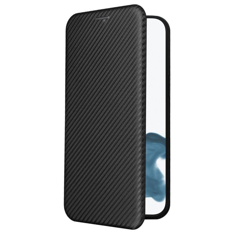 Puhelinkuoret iPhone 14 Pro Kotelot Flip Värillinen Hiilikuitu