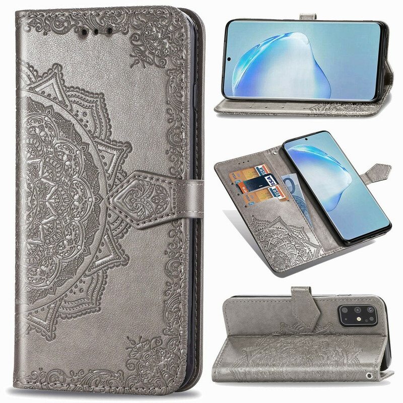 Nahkakotelo Samsung Galaxy S20 Plus / S20 Plus 5G Mandala Keskiaika