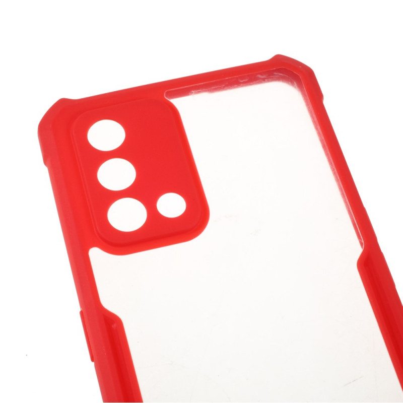 Case Oppo A74 4G Hybridi Värillisellä Johdolla