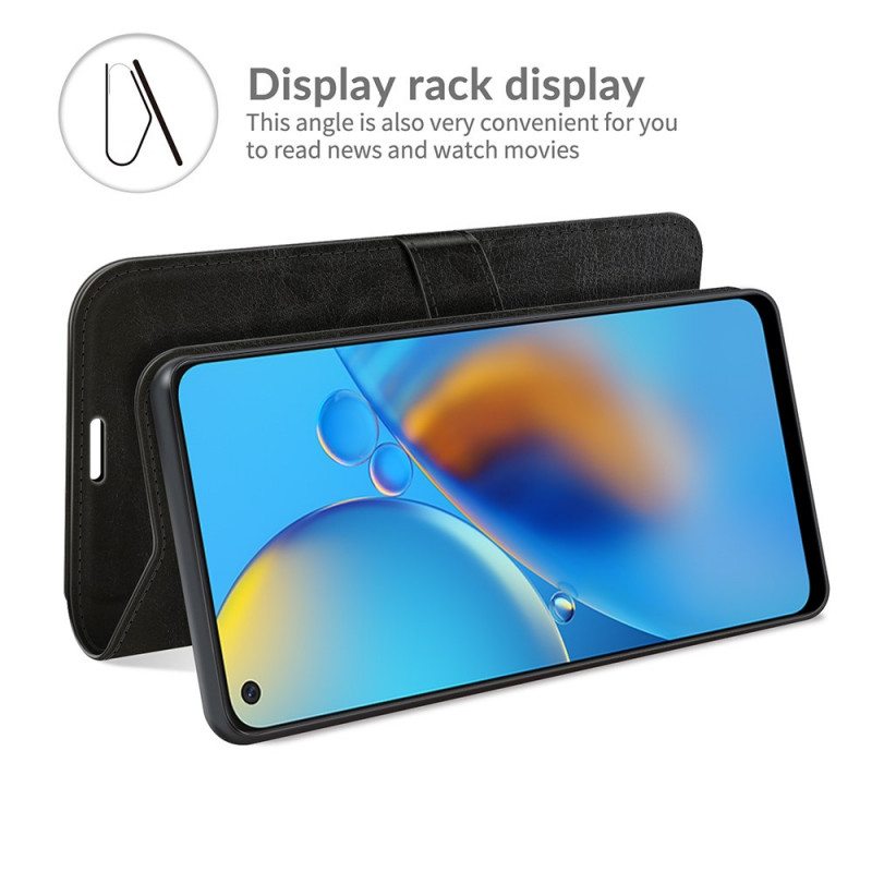 Nahkakotelo Oppo A74 4G Ultra-keinonahka