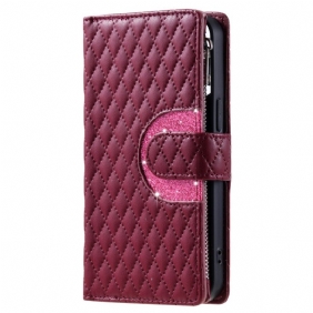 Kotelot Samsung Galaxy S25 5g Puhelinkuoret Tikattu Vetoketjullinen Lompakko