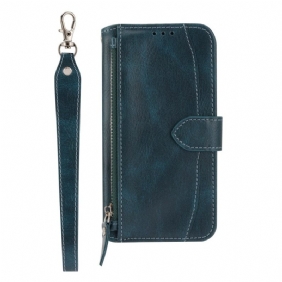 Kotelot Samsung Galaxy S25 5g Puhelinkuoret Vetoketjullinen Tasku Hihna Ja Olkahihna