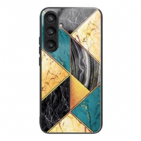 Kuori Samsung Galaxy S25 5g Värillinen Marmorinen Karkaistu Lasi Suojakuori