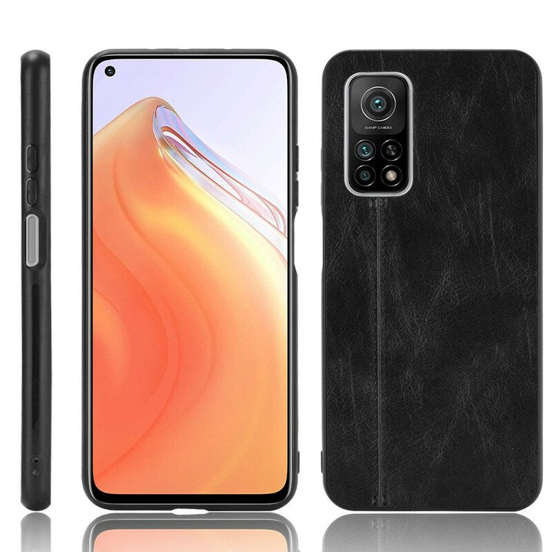 Case Xiaomi Mi 10T / 10T Pro Couture-nahkaefekti