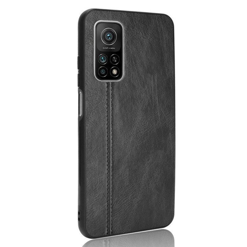 Case Xiaomi Mi 10T / 10T Pro Couture-nahkaefekti