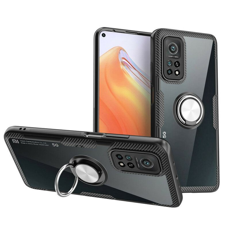 Case Xiaomi Mi 10T / 10T Pro Hiilikuitumetallirengas