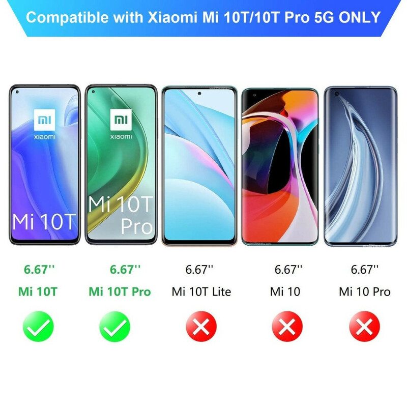 Case Xiaomi Mi 10T / 10T Pro Läpinäkyvä