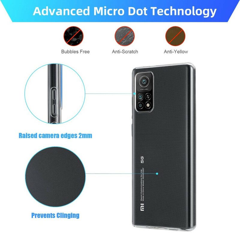 Case Xiaomi Mi 10T / 10T Pro Läpinäkyvä