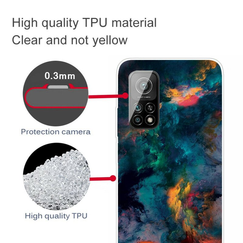 Case Xiaomi Mi 10T / 10T Pro Värikkäitä Pilviä
