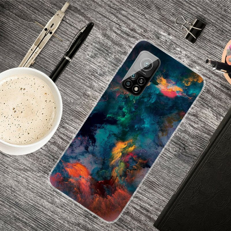 Case Xiaomi Mi 10T / 10T Pro Värikkäitä Pilviä