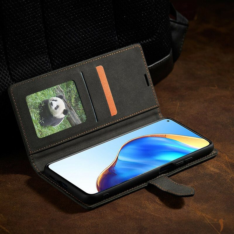 Flip Case Xiaomi Mi 10T / 10T Pro Forwenw Nahkaefekti