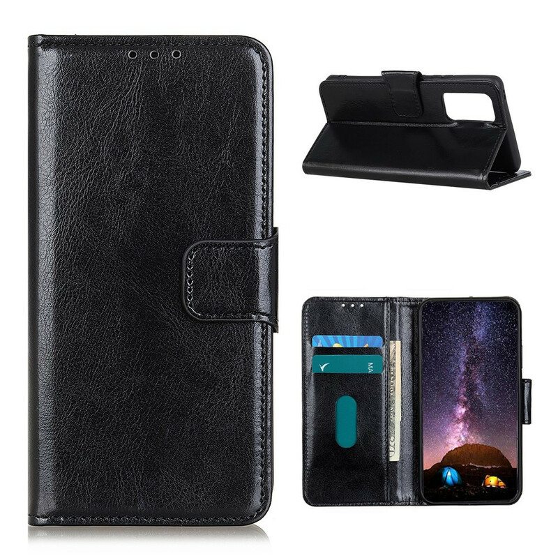 Flip Case Xiaomi Mi 10T / 10T Pro Lasitettu Keinonahka