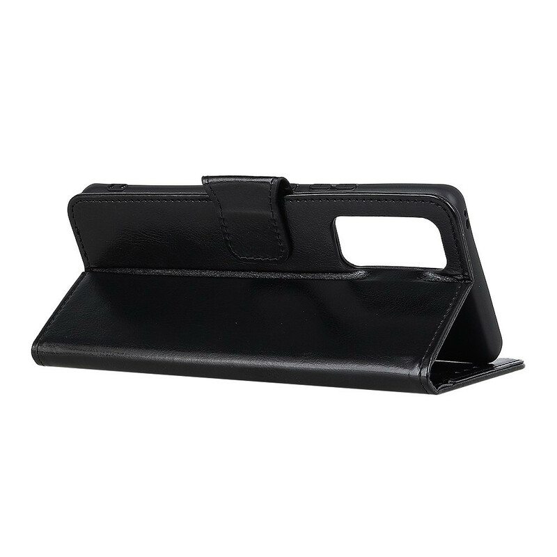 Flip Case Xiaomi Mi 10T / 10T Pro Lasitettu Keinonahka