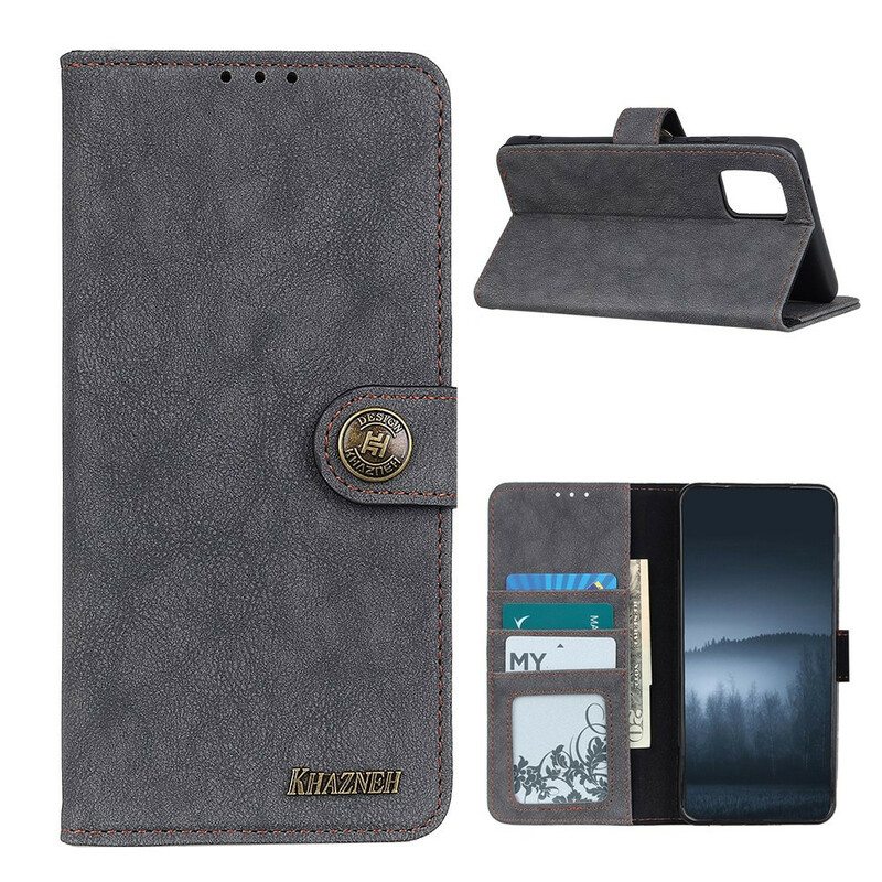 Kotelot Xiaomi Mi 10T / 10T Pro Khazneh Retro Haljasnahka