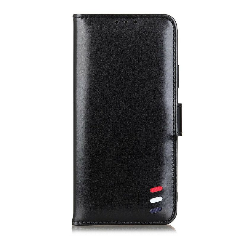 Kotelot Xiaomi Mi 10T / 10T Pro Kolmivärinen Nahkaefekti