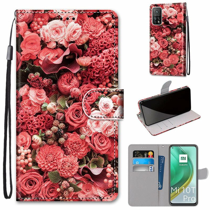Kotelot Xiaomi Mi 10T / 10T Pro Kukkaromantiikkaa