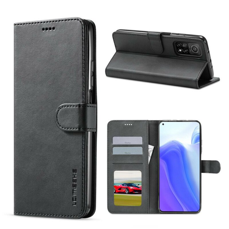 Kotelot Xiaomi Mi 10T / 10T Pro Lc.imeeke Nahkaefekti
