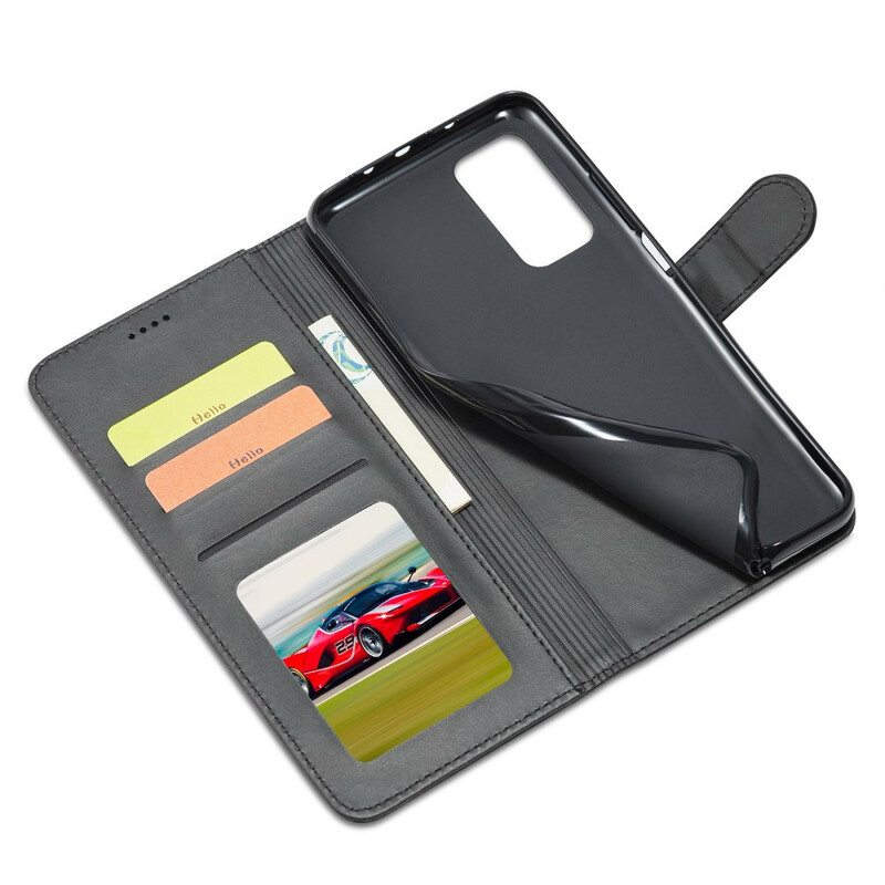 Kotelot Xiaomi Mi 10T / 10T Pro Lc.imeeke Nahkaefekti