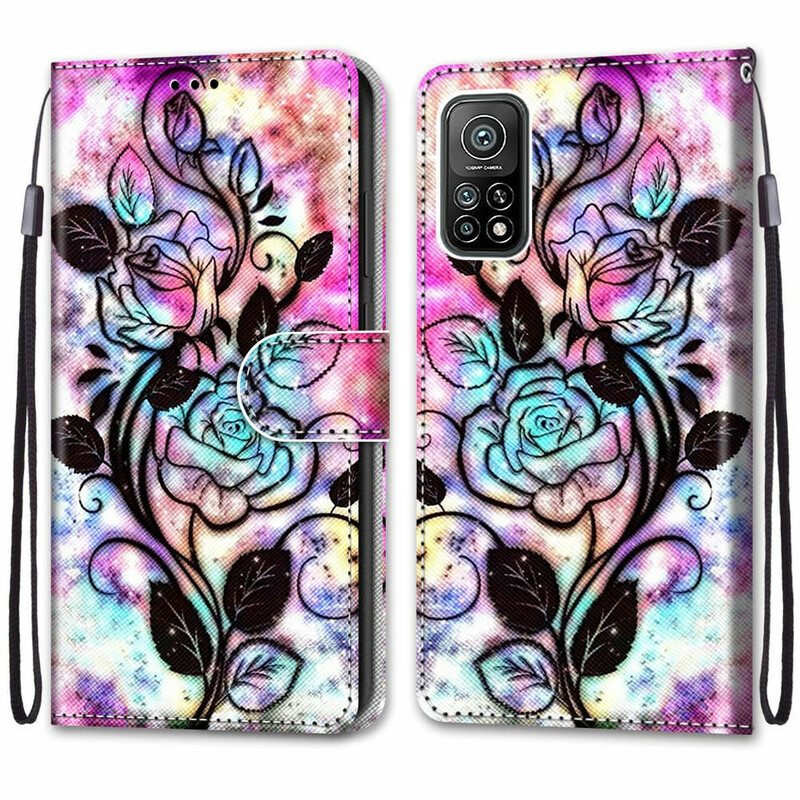 Kotelot Xiaomi Mi 10T / 10T Pro Neon Kukat