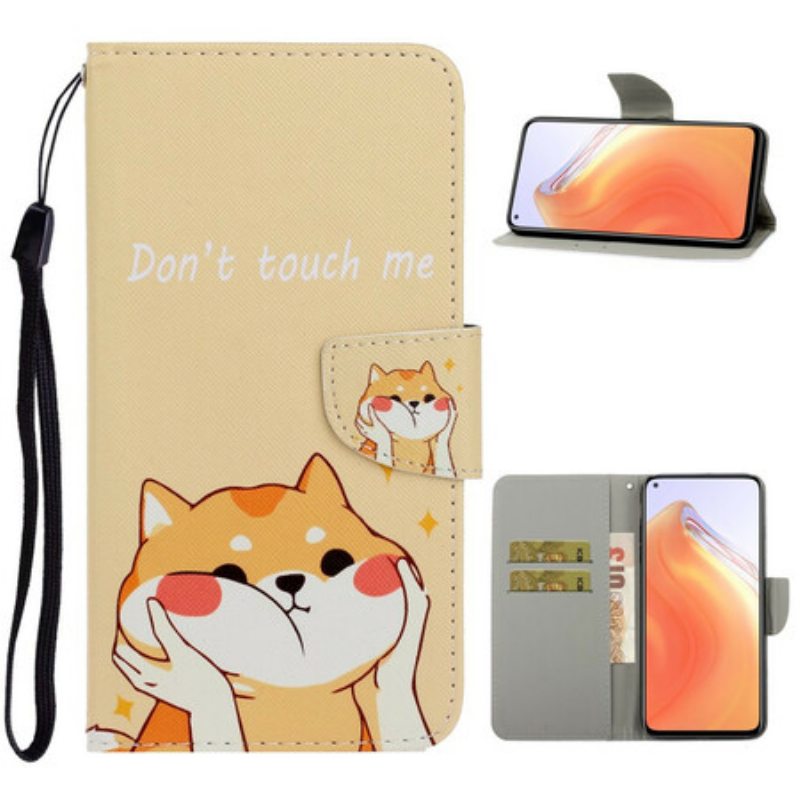 Kotelot Xiaomi Mi 10T / 10T Pro Suojaketju Kuori Kissa Älä Koske Minuun Hihnalla