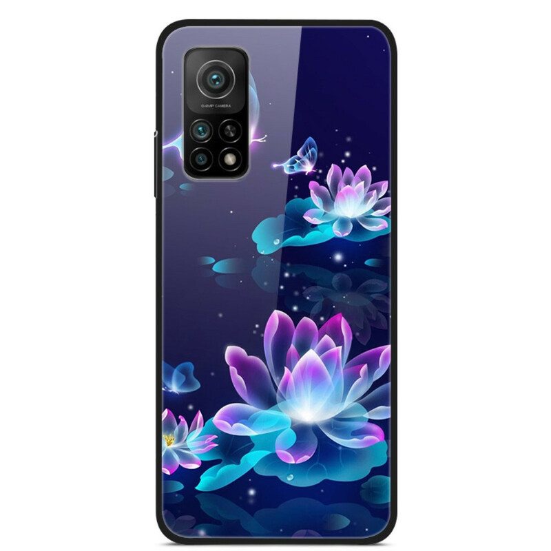 Kuori Xiaomi Mi 10T / 10T Pro Fancy Flowers Karkaistu Lasi