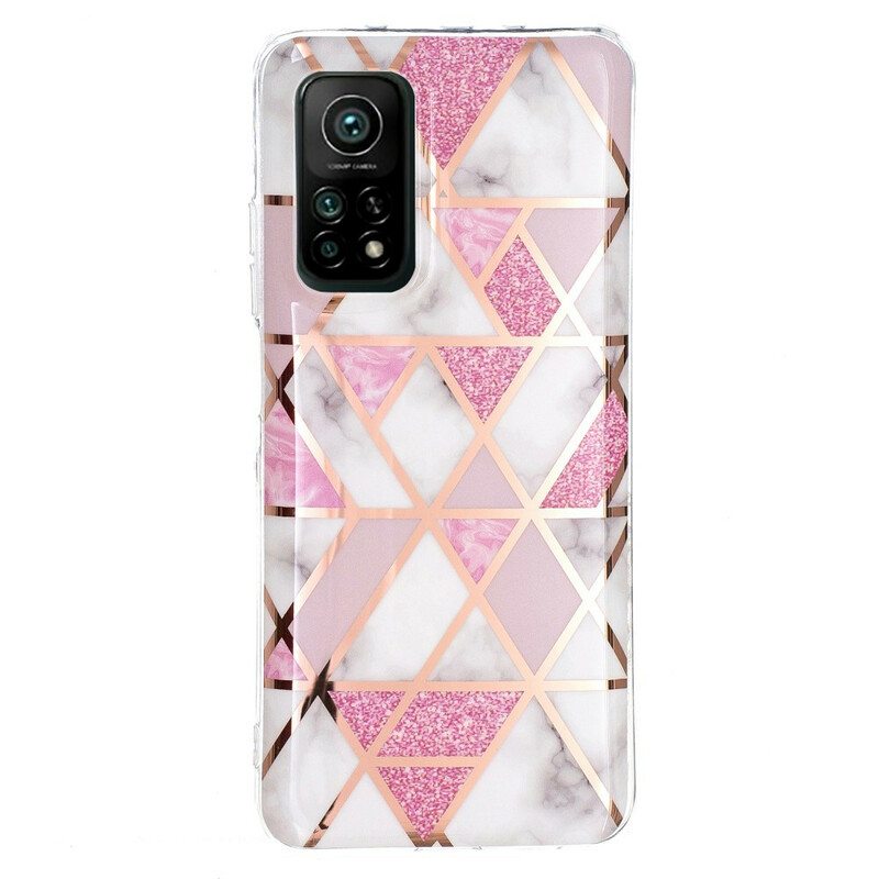 Kuori Xiaomi Mi 10T / 10T Pro Marmorivärinen Geometria 2