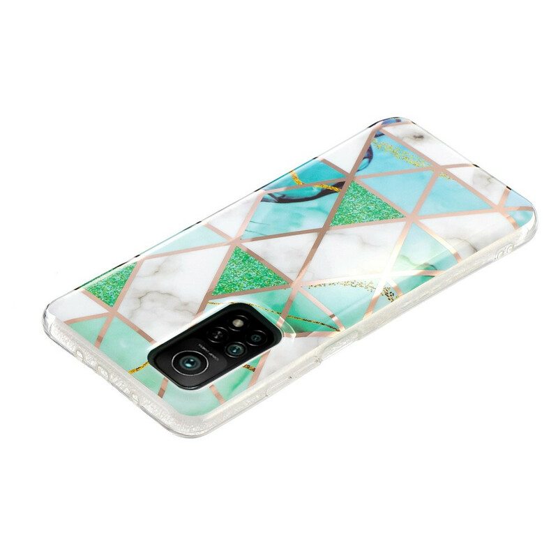 Kuori Xiaomi Mi 10T / 10T Pro Marmorivärinen Geometria 2