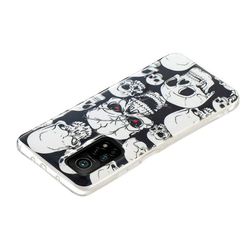 Kuori Xiaomi Mi 10T / 10T Pro Varoitus Fluoresoivat Kallot